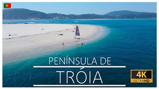 Troia Peninsula Drone Footage HD  Setubal Portugal [upl. by Nimad768]