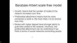 Scale free network analysis using BarabasiAlbert Model [upl. by Obau]