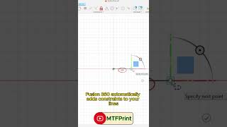 Learn the Line Sketch Tool  Fusion 360 for Beginners [upl. by Manvel]