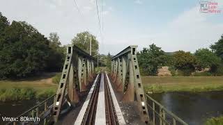 Führerstandsmitfahrt  Freiburg Hbf➡️Elzach  BreisgauSBahn S2  BR8442 [upl. by Tekla732]