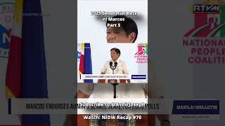 2025 Senatorial Bets ni Marcos Part 5  philippines [upl. by Guzel437]