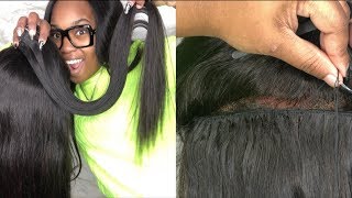 How to make a full lace wig longer amp more dense  HAIRBYERICKAJCOM [upl. by Eelitan559]