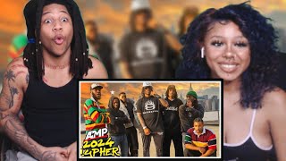 THEY WENT CRAZY AMP FRESHMAN CYPHER 2024  REACTION [upl. by Adnilra]