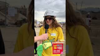 Interviews with Volunteers Day 3 Building Blitz 2023 [upl. by Wilek]