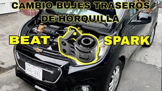 CAMBIO BUJE TRASERO HORQUILLA BEAT SPARK [upl. by Iahk]