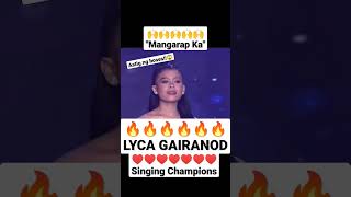 Lyca Gairanod Raspy Voice Mangarap Ka l Singing Champion on ASAP l Astig ng Boses [upl. by Athalia]