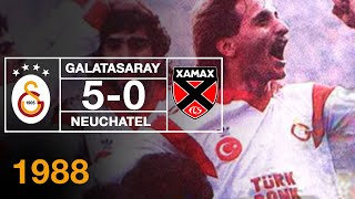 Nostalji Maçlar  19881989 Sezonu Galatasaray 5  0 Neuchatel Xamax [upl. by Knarf]