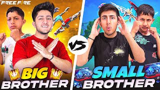 Big Brothers Vs Small Brothers 2 Vs 2 Free Fire Amazing Gameplay Who Will Win 😂  Free Fire [upl. by Rooker]