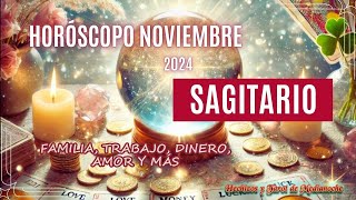 SAGITARIO ♐✨OJO 👀 CON LAS COMPRAS COMPULSIVAS ⚡🌟🎁⚡HORÓSCOPO NOVIEMBRE 2024🍀 Sagitario Tarot [upl. by Evadnee]