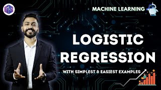 Lec5 Logistic Regression with Simplest amp Easiest Example  Machine Learning [upl. by Onairam941]