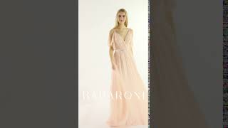 BABARONI Gill Spaghetti Strap Chiffon Dress with Vneck [upl. by Ecyle]