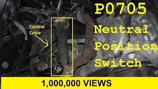 How To Test and Replace the Neutral Safety Swtich  Inhibitor Switch P0705 [upl. by Norym887]