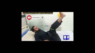 Rectus femoris strengthening exercises for stroke patients [upl. by Adnuhsal]