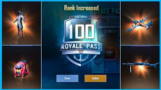 SEASON 8 ROYAL PASS  8700 UC UPGRADE TO RP 100 RANK ALL REWARDS UNLOCKED PUBG MOBILE [upl. by Burleigh]