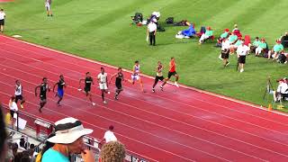 2018 Ohio State Meet Mens 100m dash [upl. by Payne]