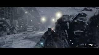 Fighting through the courtyard ❄️🔫 Fallout fanatic plays Metro Exodus for the first time [upl. by Alleris]