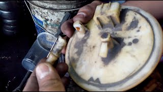 como reparar cople de plastico roto en una bomba de gasolina para cualquier auto [upl. by Ttayh]