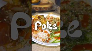 Poke bowl 🔥 poke pokebowl youtubeshort shortsvideo [upl. by Eaner]