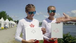 Maple Leaf Drawing Challenge  2024 World Rowing Championships [upl. by Timms]