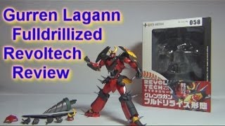 Figure Reviews Gurren Lagann Fulldrillized Revoltech [upl. by Ramalahs]