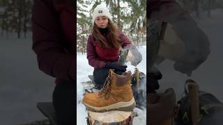 Quick Winter Shoe Drying Trick shortsvideo [upl. by Lynnell]