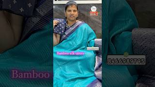 Bamboo silk sarees 899 with free shipping onlineshopping sareesonline saree georgettesaree [upl. by Marshall]