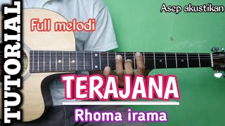 TUTORIAL Full melodi TERAJANA  RHOMA IRAMA [upl. by Zitah]