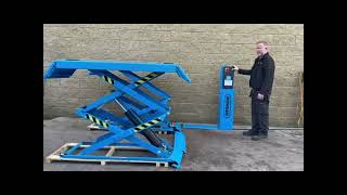 Ravaglioli 35 Ton OverFloor Full Rise Scissor Lift for Automotive Garages [upl. by Routh]