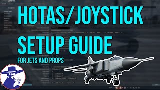 How to Set Up Joystick  HOTAS in War Thunder  Guide For Jets amp Props [upl. by Airpac]