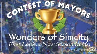 SimCity Build It quotWonders of Simcityquot CoM Season Sneak Peak [upl. by Okiram]