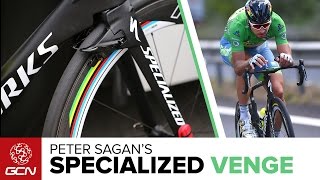 Peter Sagans Specialized Venge ViAS  Tour De France 2016 [upl. by Hotze]