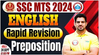 SSC MTS English Rapid Revision  Preposition for SSC MTS 2024  By Sanjeev Thakur Sir [upl. by Eolc]