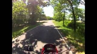 Suzuki XF650 Freewind on the road to Jerichowmp4 [upl. by Yajnas]