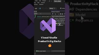 Visual Studio 2022 Productivity Hack 🔥 coding webdesign dotnet visualstudio2022 [upl. by Zela]