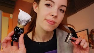 ASMR Mens Shave 🪒  Realistic Shaving Sounds amp Soft Spoken [upl. by Llechtim]