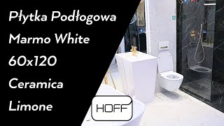 Płytka Podłogowa Marmo White 60x120 Ceramica Limone HOFF [upl. by Smitty]