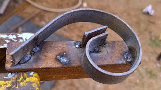 simple idea on how to make a metal iron decoration mold Lahcen4bouali [upl. by Rorie172]