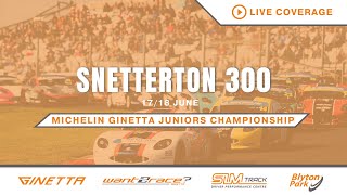 2023 Michelin Ginetta Junior Championship – Round 17 – Live from Snetterton [upl. by Hashimoto]