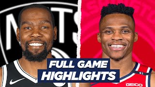 Nets at Wizards HIGHLIGHTS full game  January 31 2021 [upl. by Dwaine558]