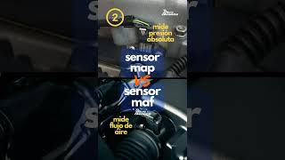 Sensor MAP vs Sensor MAF Cuáles con las diferencias mechanic mechanical shortautomotriz [upl. by Brogle]