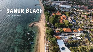 SANUR BEACH I DENPASAR  BALI I DRONE DJI AVATA 2 [upl. by Maggi]