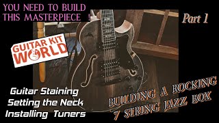 7 string Jazz Box Guitar build  part 1 [upl. by Nujra]