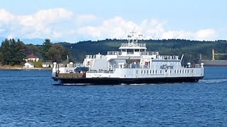 BC Ferries Nanaimo Harbour to Descanso Bay Quinsam [upl. by Sikram]