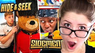 AMERICANS REACT TO SIDEMEN HIDE amp SEEK IN THE WORLDS BIGGEST TOY STORE [upl. by Esaele]