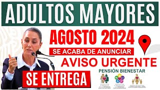 💥INESPERADO AVISO🔔SE ENTREGA A ADULTOS MAYORES Y PENSIONADOS💥 [upl. by Aznerol]