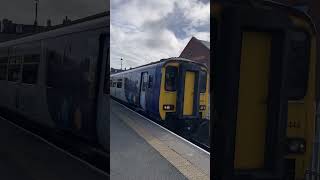 156443 departing Saltburn for bishop Auckland on the 27924 saltburn bishopauckland train [upl. by Llabmik]