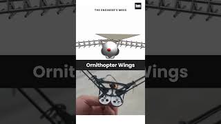 Ornithopter Wings Mechanism 📌 ornithopter wings mechanism mechanical 3danimation cad shorts [upl. by Neal]