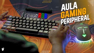 Aula Gaming Peripheral  Aula F3261 Keyboard  Aula F820 Mouse [upl. by Trudnak]