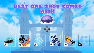 Combo One Shot Control With All Melee  Blox Fruits  Mobile [upl. by Enoitna]