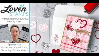 Ep 425 Brayer and Layer ALL the Adoring Hearts with Stampin Up®s Most Adored SAB DSP [upl. by Hauhsoj308]